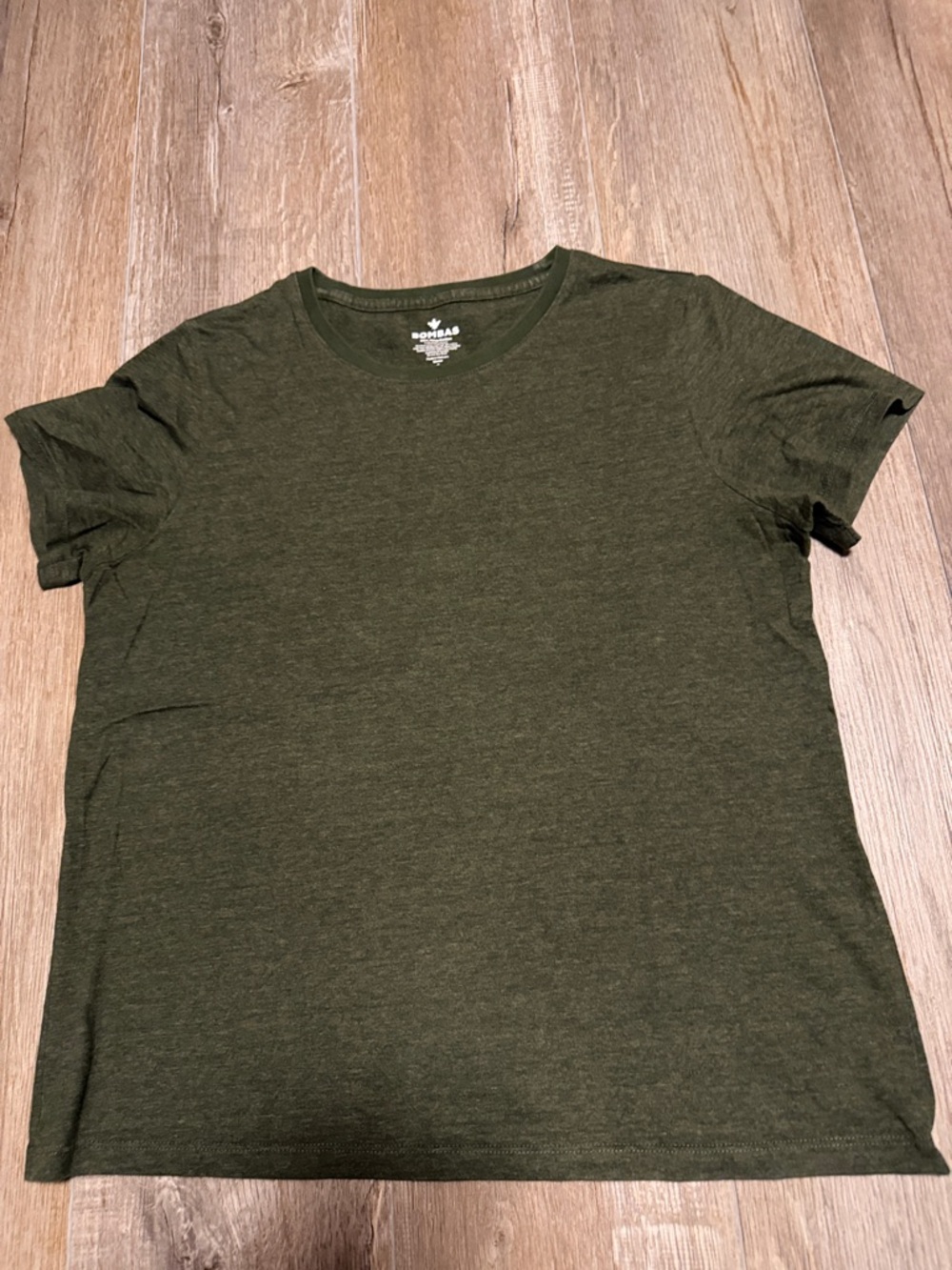 Bombas Olive Crew Neck Short Sleeve Tee